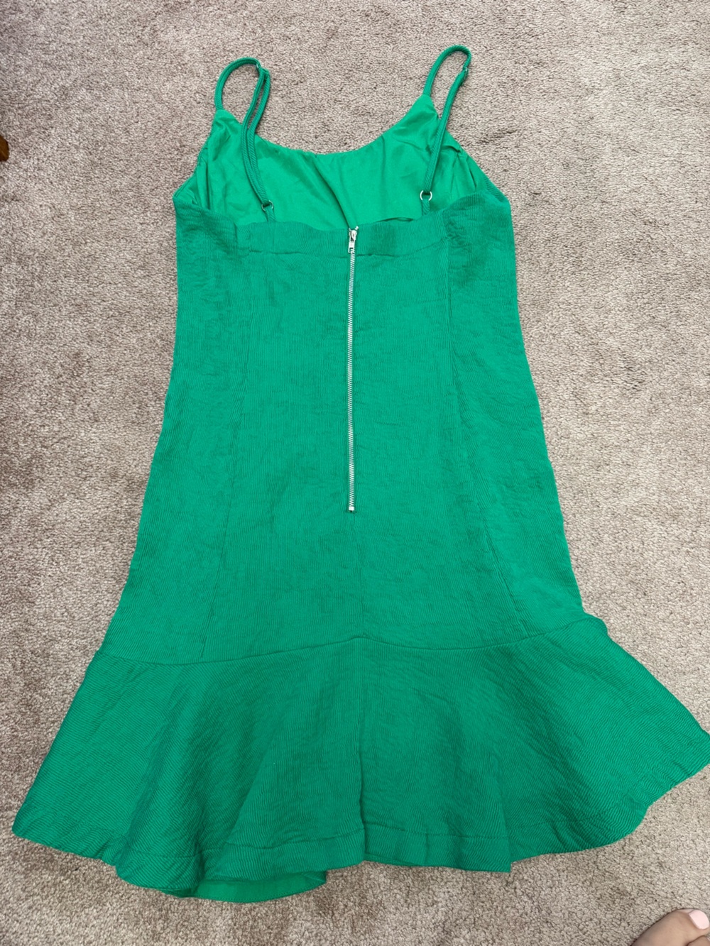 If by Sea-Green Ruffle-Hem Spaghetti Strap Dress - Picture 4 of 4